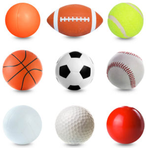 nine sports balls