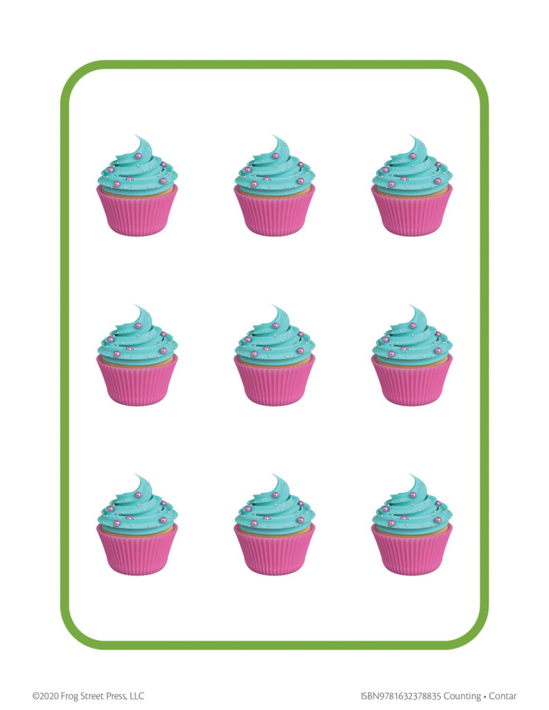 nine cupcakes