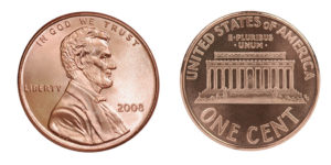 2 pennies