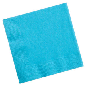blue napkin