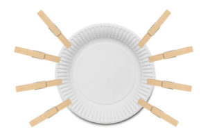 paper plate spider