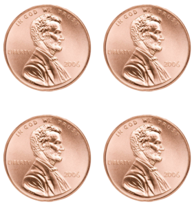 four pennies