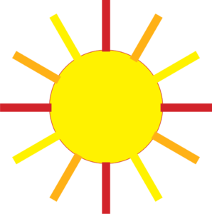 sunbeam pattern